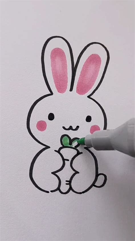 簡單兔子畫法 噠噠特攻 拆解